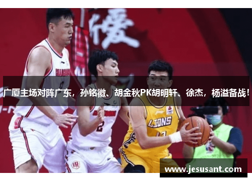 广厦主场对阵广东，孙铭徽、胡金秋PK胡明轩、徐杰，杨溢备战！